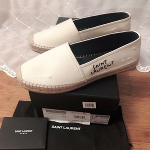 ❌SOLD❌Saint Laurent YSL logo Espadrille